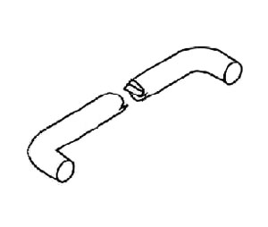 Trimco 1741 630 Push Bar - 1" Dia. Push Bar - Satin Stainless Steel