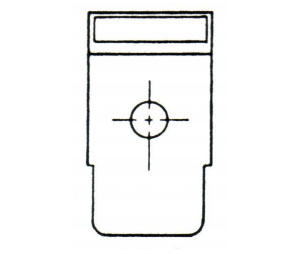 Trimco 625CV 625 Door Knocker with Viewer and Card Holder - Polished Chrome