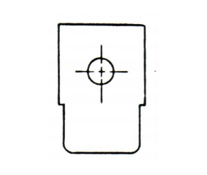 Trimco 625V 605 Door Knocker with Viewer - Polished Brass