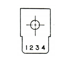 Trimco 625VE 626 Door Knocker with Viewer with 1/2" Engraving - Satin Chrome