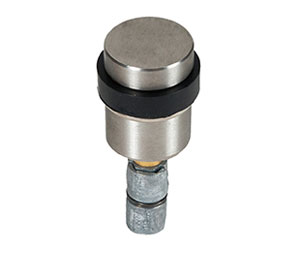 Trimco 7281 630 fOCAL Floor Stop - Large 1-3/4" Diameter - Satin Stainless Steel