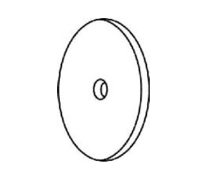 Trimco BP3 612 1-1/2" Diameter Back Plate for Pulls - Satin Bronze