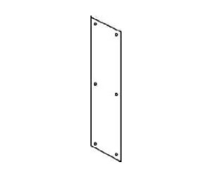 Trimco 1001-3 629 4" x 16" x .050" Push Plate - Polished Satinless Steel