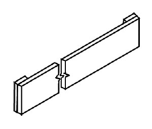 Trimco 1630B 605 BTB Push Bar Pair - Specify CTC - Polished Brass