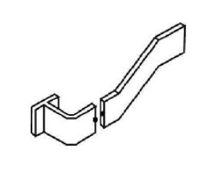 Trimco 1633 605 Push Bar - Single Bar - Specify CTC - Polished Brass