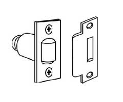 Trimco 1554 Roller Latch with C Strike 