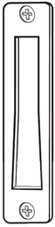 Adams Rite 4000-031 313 Trim Strike-Hookbolt