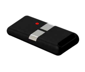 Trine 018-4-BLK Wireless Two Button Transmitter - Black