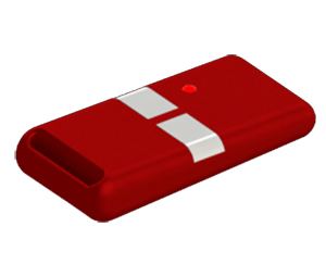 Trine 018-4-RED Wireless Two Button Transmitter - Red