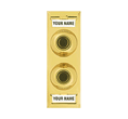 Trine 91P Multi-Family Polished Solid Brass Pushbutton