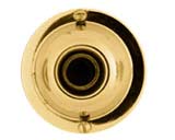 Trine SRP Polished Brass Pushbutton