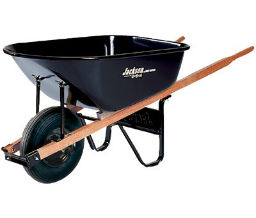 True Temper 027-J6 Ames True Temper® Jackson® Steel Medium Duty Wheelbarrows - 16" Wheel Diam