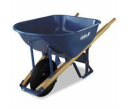 True Temper 027-M6T22BB Ames True Temper® Jackson® Steel Contractors Wheelbarrows - 60" Handle Length