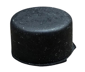 U Need Hardware DS000-RUB-BLK Door Stop Rubber Tip Replacement - Black