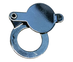 U Need Hardware DVC-625/026 Door Viewer Cover Plate for Door Viewer Peephole - Polished Chrome