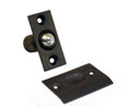 U Need Hardware BL123-622/019 Solid Brass Adjustable Ball Catch, Ball Latch - Matte Black