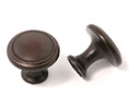 U Need Hardware CK805-613/10B Bellini deco Cabinet Knob - 1 3/16" Dia, Oil-Rubbed Bronze