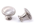 U Need Hardware CK805-619/015 Bellini deco Cabinet Knob - 1 3/16" Dia, Satin/Brushed Nickel 