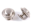 U Need Hardware CK812-619/015 Venetian Rope Cabinet Knob - 1 3/16" Dia, Satin/Brushed Nickel