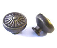 U Need Hardware CK813-620/15A Decorative Tuscany Cabinet Knob - 1 1/4" Dia, Antique Nickel/Pewter