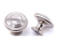 U Need Hardware CK971-619/015 1-3/8" Decorative Spiral Cabinet Knob - Satin/Brushed Nickel 