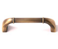 U Need Hardware CP801-609/US5 Decorative Bellini Cabinet Pull Handle - Antique Brass