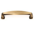 U Need Hardware CP810-609/US5 Decorative Art Deco Cabinet Pull Handle - Antique Brass