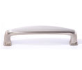 U Need Hardware CP810-619/015 Decorative Art Deco Cabinet Pull Handle - Satin/Brushed Nickel