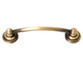 U Need Hardware CP812-609/US5 Decorative Venetian Rope Cabinet Pull Handle - Antique Brass