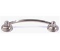 U Need Hardware CP812-619/015 Decorative Venetian Rope Cabinet Pull Handle - Satin/Brushed Nickel