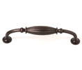 U Need Hardware CP866-613/10B French Country Cabinet Pull Handle - Oil-Rubbed Bronze