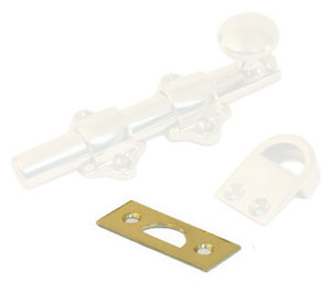 U Need Hardware DB000-605/US3-MS Surface Bolt Mortise Strike Only - Polished Brass