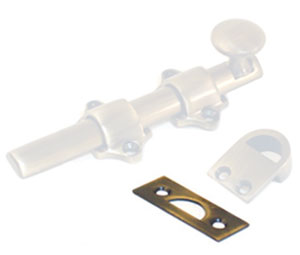 U Need Hardware DB000-609/US5-MS Surface Bolt Mortise Strike Only - Antique Brass