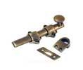 U Need Hardware DB006-609/US5 Heavy Duty 6" Solid Brass Dutch Door Bolt Surface Bolt - Antique Brass