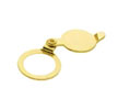 U Need Hardware DVC-605/US3 Door Viewer Cover Plate for Door Viewer Peephole - Polished Brass