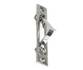 U Need Hardware EP400-625/026 Solid Brass 4" Pocket Door Edge Pull - Polished Chrome