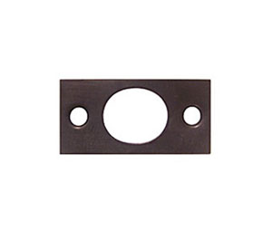 U Need Hardware EX000-613/10B Extension Flush Bolt Strike - Oil-Rubbed Bronze