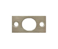 U Need Hardware EX000-619/015 Extension Flush Bolt Strike - Satin/Brushed Nickel