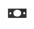 U Need Hardware EX000-622/019 Extension Flush Bolt Strike - Matte Black