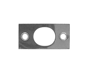 U Need Hardware EX000-625/026 Extension Flush Bolt Strike - Polished Chrome