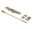 U Need Hardware EX006-18-619/015 Solid Brass Extension Flush Bolt with 18" Rod - Satin/Brushed Nickel