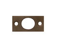 U Need Hardware FB000-609/US5 Flush Bolt Strike - Antique Brass