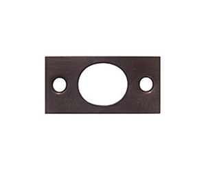 U Need Hardware FB000-613/10B Flush Bolt Strike - Oil-Rubbed Bronze