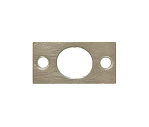 U Need Hardware FB000-619/015 Flush Bolt Strike - Satin/Brushed Nickel