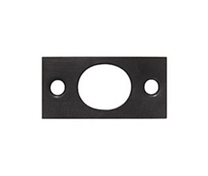 U Need Hardware FB000-622/019 Flush Bolt Strike - Matte Black