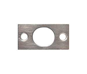 U Need Hardware FB000-626/26D Flush Bolt Strike - Satin/Brushed Chrome