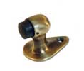 U Need Hardware GF218-609/US5 Solid Brass Small Gooseneck Floor Stop - Antique Brass