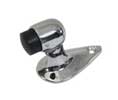 U Need Hardware GF218-625/026 Solid Brass Small Gooseneck Floor Stop - Polished Chrome