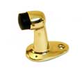 U Need Hardware GF278-605/US3 Solid Brass Large Gooseneck Floor Stop - Polished Brass