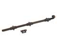 U Need Hardware HD024D-613/10B Heavy Duty Surface Bolt 24" with Deco Spiral Knob - Oil-Rubbed Bronze